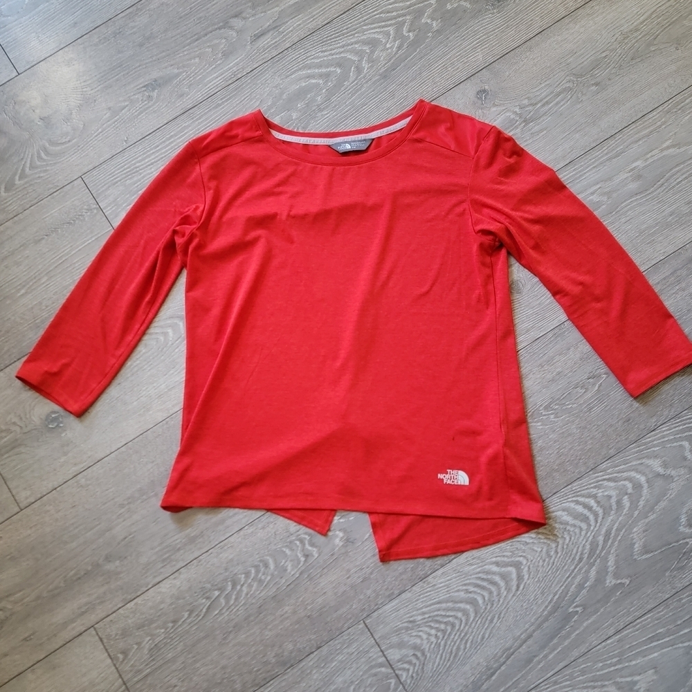 The North Face 3/4 Sleeve Open Back Top